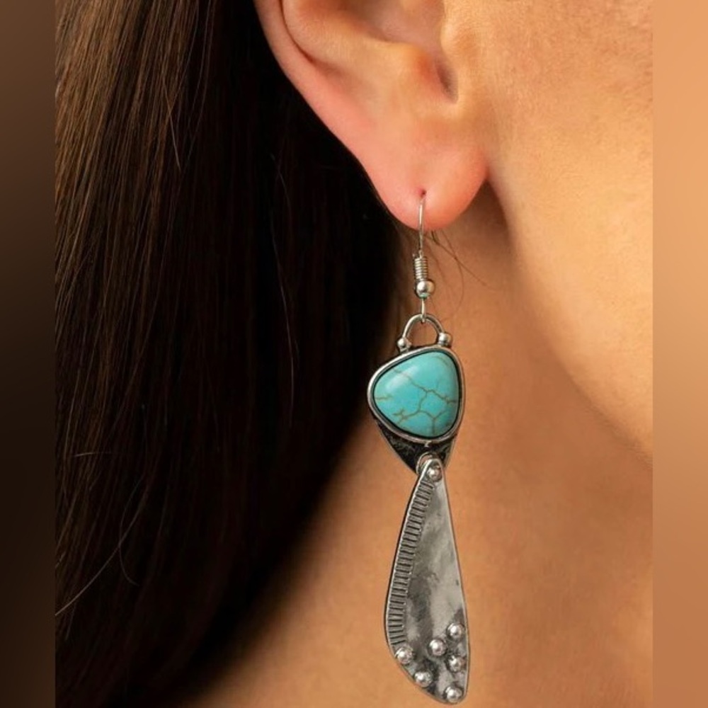 Passion Blue Goddess Earrings